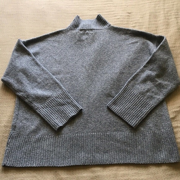 Pink Rose Sweater Blue Pullover High Neck SzXL Pre-Owned - Picture 4 of 10